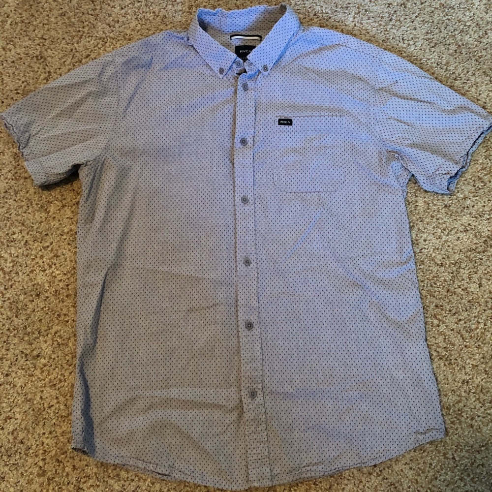 RVCA Short Sleeve Button Down Shirt